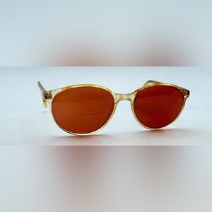 Vintage Prize Brown Oval Sunglasses Frames Only